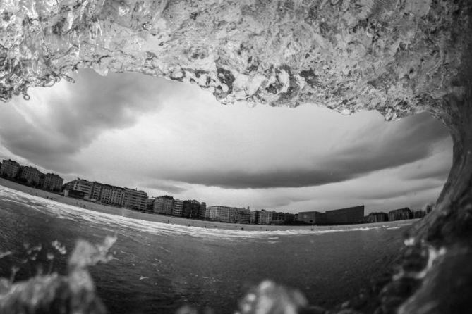 Dentro del tubo: foto en Donostia-San Sebastián