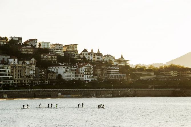 Deporte en la Concha: foto en Donostia-San Sebastián