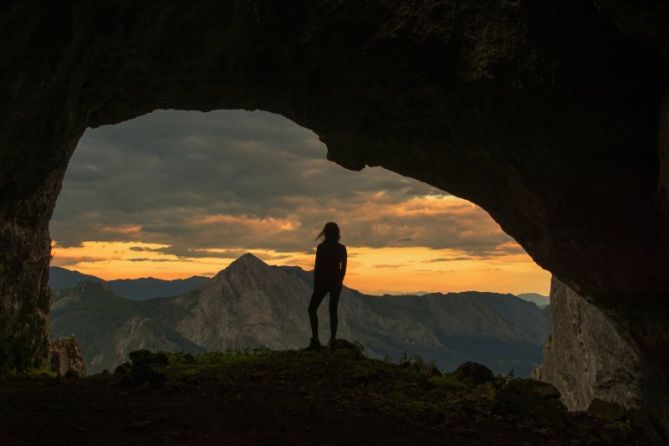 Desde la cueva: foto en Arrasate-Mondragón