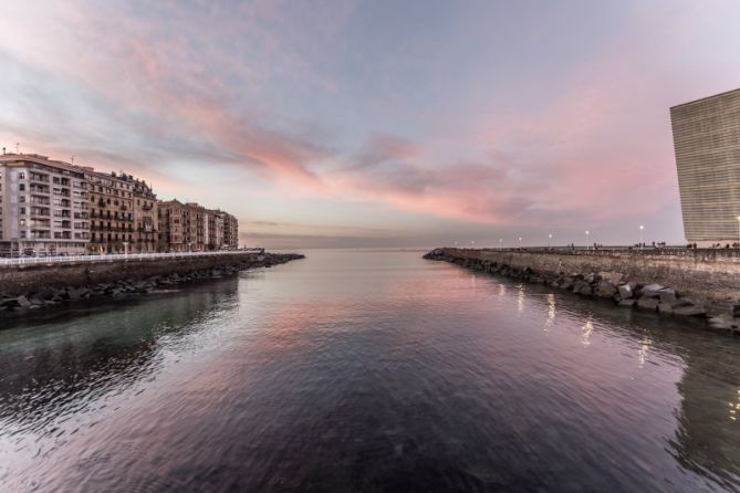 Desembocadura del Río Urumea: foto en Donostia-San Sebastián