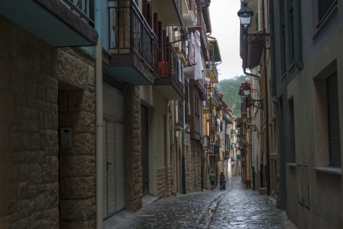 Dia lluvioso: foto en Getaria