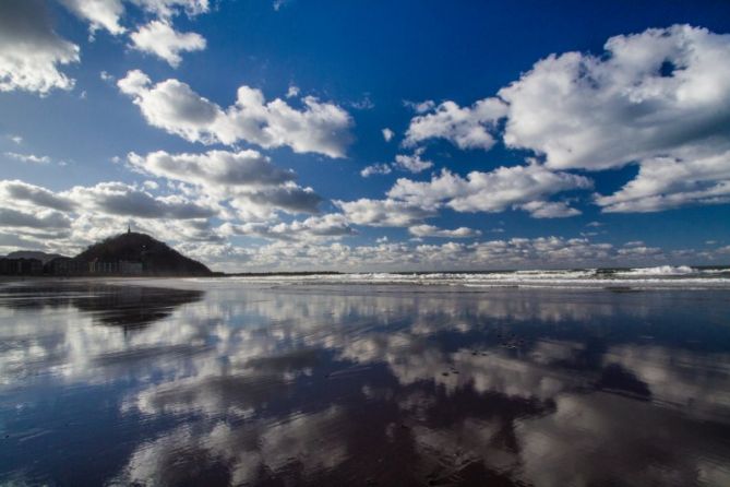 Doble cielo: foto en Donostia-San Sebastián