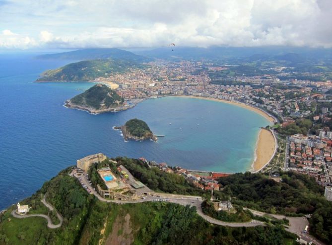 Donosti a vista de pájaro: foto en Donostia-San Sebastián