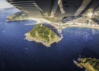 Donostia a vista de Pájaro