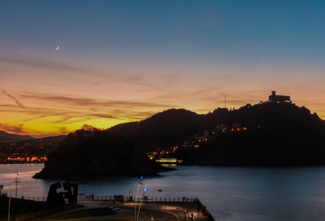 Donostiako ilunabarra: foto en Donostia-San Sebastián