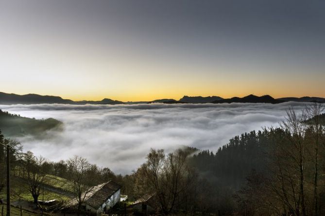 Eibar laino artean: foto en Bergara