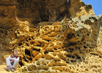 Erosión sobre la arenisca