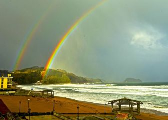 Erromako subia Zarautzko hondartzan