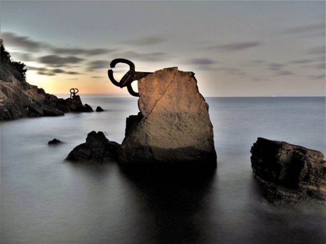 Esculturas sobre seda: foto en Donostia-San Sebastián