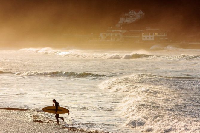 Al final del dia: foto en Zarautz