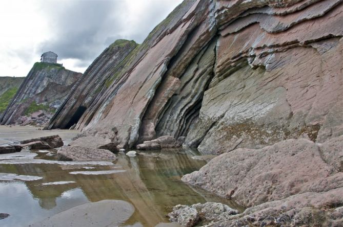 El Flych de Zumaia : foto en Zumaia