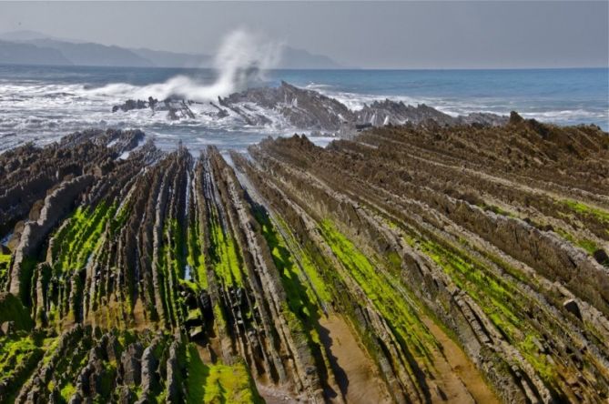 Flysch en Itzurun : foto en Zumaia