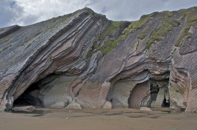 Flysch de Zumaia -5: foto en Zumaia