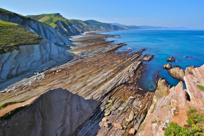 Flysch de Zumaia -6: foto en Zumaia