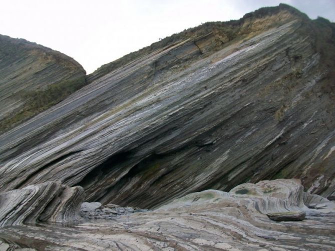 flysch zumaia: foto en Zumaia