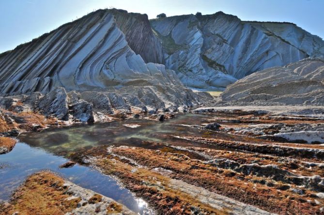 Flysh de Zumaia : foto en Zarautz