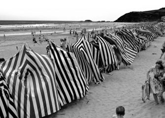 Galerna en la playa de Zarautz 