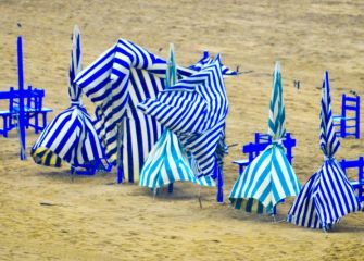 Galerna Zarautzko hondartzan 