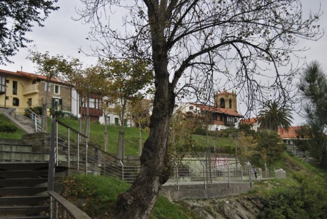 Getariako etxeak: foto en Getaria