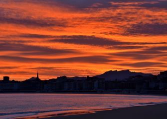 Goiz gorri...Donostian.