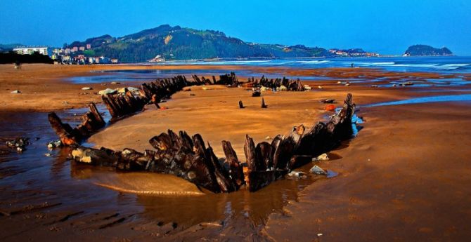 "Gustav": foto en Zarautz