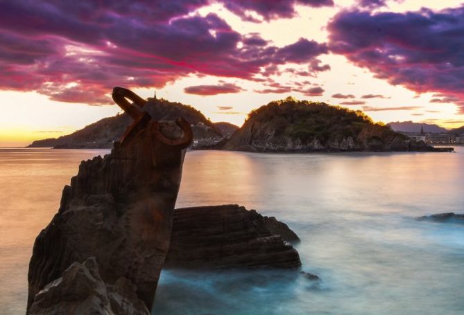 Haize orraziaren ikuskizuna: foto en Donostia-San Sebastián