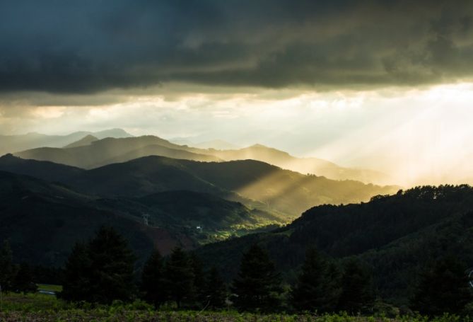 y se hizo la luz: foto en Oiartzun