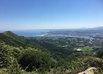 Hondarribia desde el monte Jaizkibel 