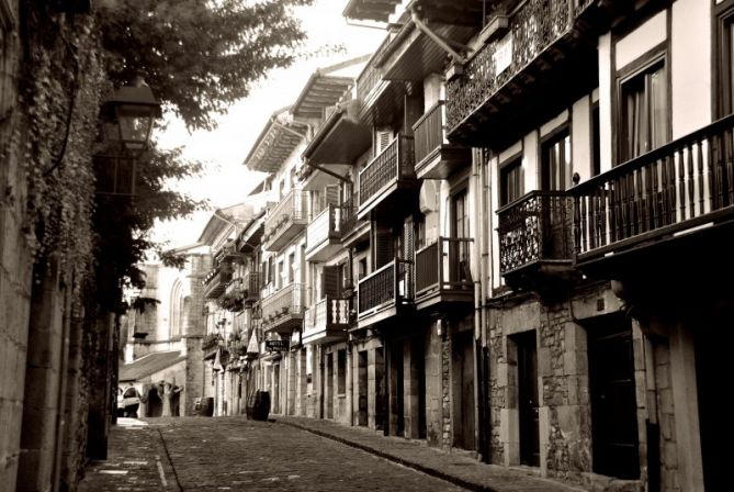 Hondarribiko kalea: foto en Hondarribia