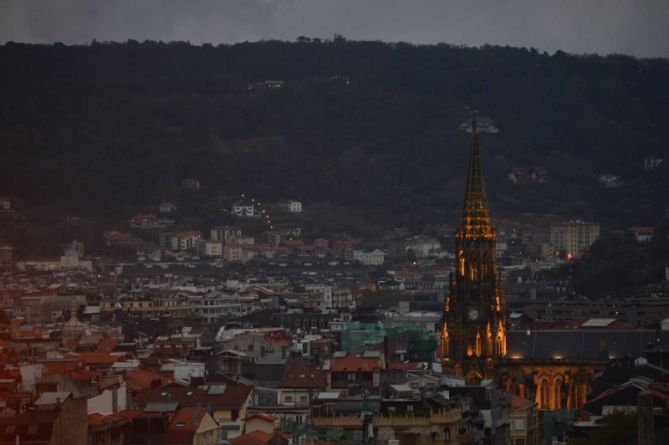 Iluminando la ciudad: foto en Donostia-San Sebastián