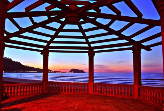 Ilunabarra Zarautzen : foto en Zarautz