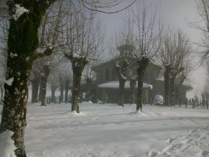 invierno: foto en Oñati