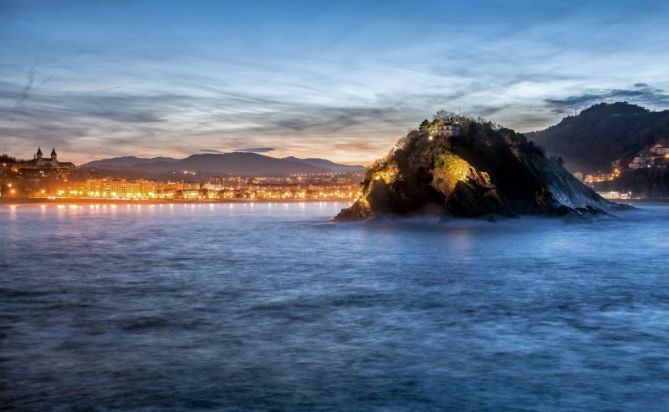 Isla Santa clara: foto en Donostia-San Sebastián