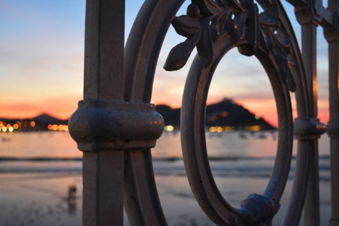 Kontxazko Baranda eta ilunabar: foto en Donostia-San Sebastián