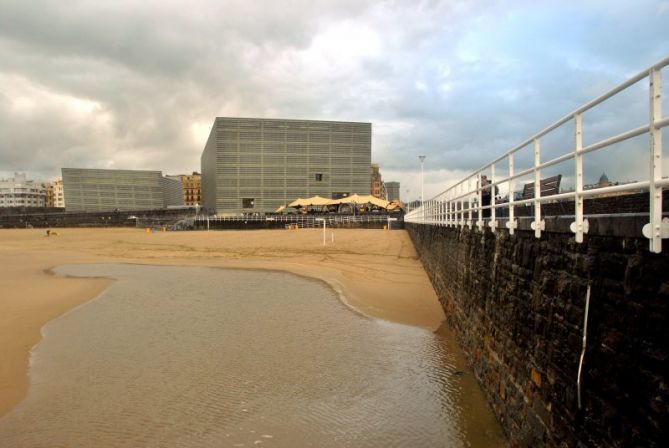 Kursaal desde la Zurriola: foto en Donostia-San Sebastián