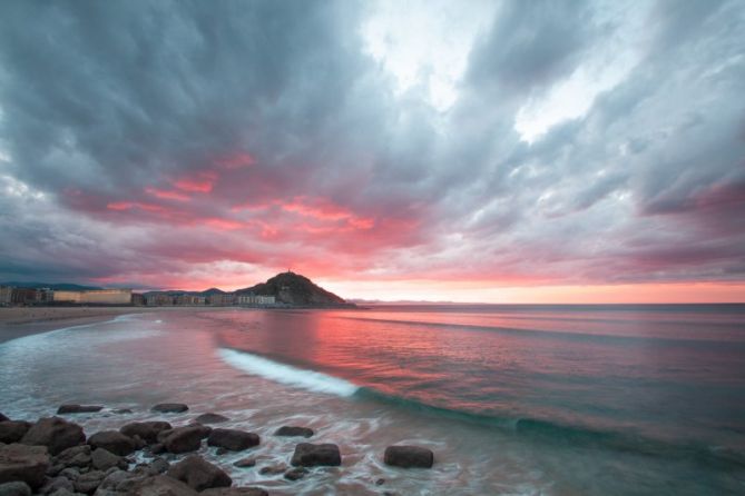 Ya llega la tormenta: foto en Donostia-San Sebastián