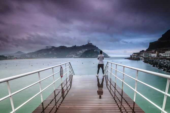 Lluvia en donosti: foto en Donostia-San Sebastián