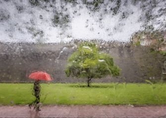 Lluvia en Hondarribia