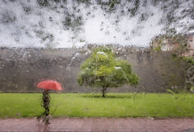 Lluvia en Hondarribia: foto en Hondarribia