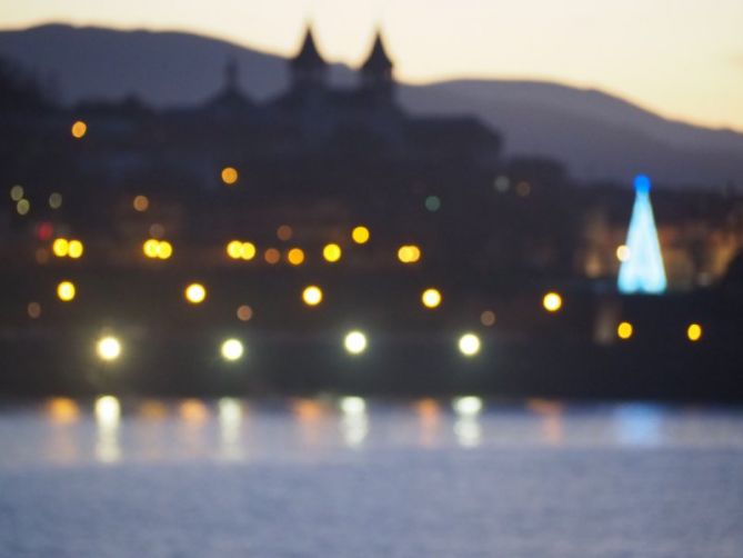 Luces de Navidad: foto en Donostia-San Sebastián