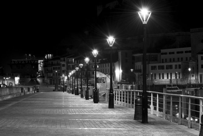 Luces en la oscuridad: foto en Donostia-San Sebastián