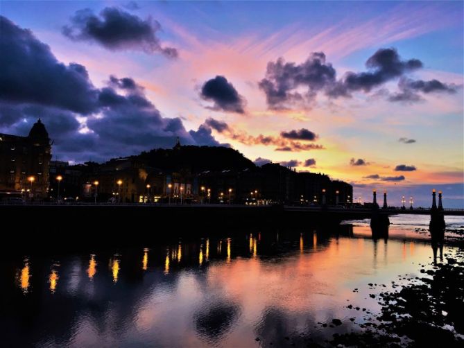 Luces y sombras de la tarde: foto en Donostia-San Sebastián