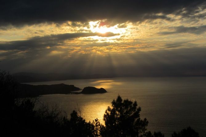 Magia en el cielo.: foto en Orio