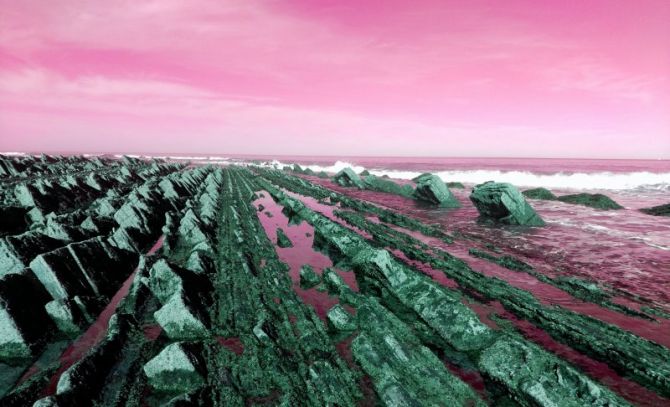 Magia en los Flys: foto en Zumaia