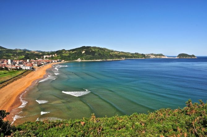 La mar bare bare : foto en Zarautz