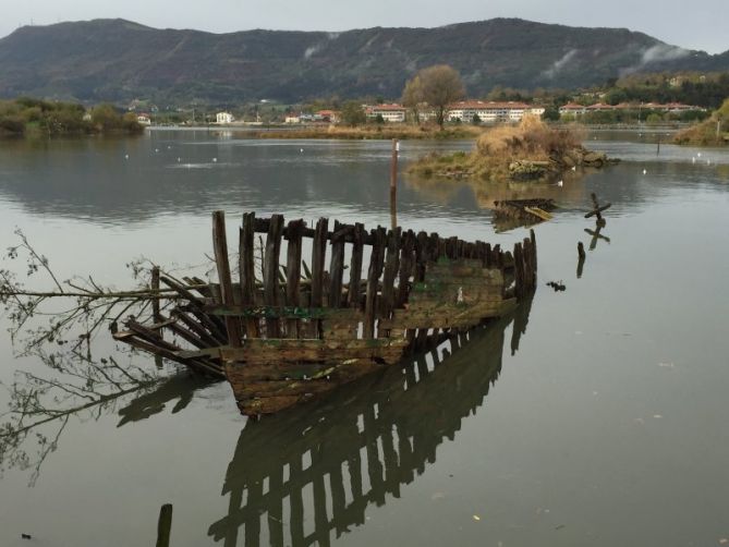 Marea baja en Plaiandi: foto en Irun