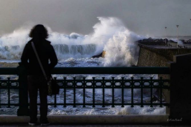 Mirando al mar soñe: foto en Donostia-San Sebastián