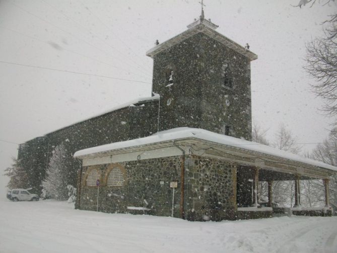 nieve: foto en Eibar