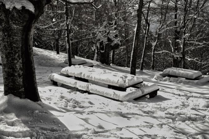 NIEVE EN ARRATE: foto en Eibar