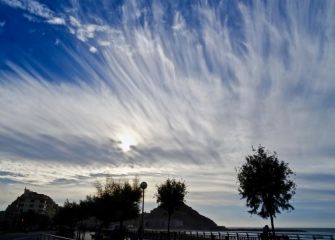 Nubes sobre la Zurriola